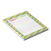 Hawaiian Rainbow Shave Ice Frozen Dessert Hawaii Notitieblok (Schuin)