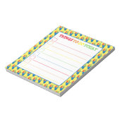 Hawaiian Rainbow Shave Ice Frozen Dessert Hawaii Notitieblok (Linkerzijde)