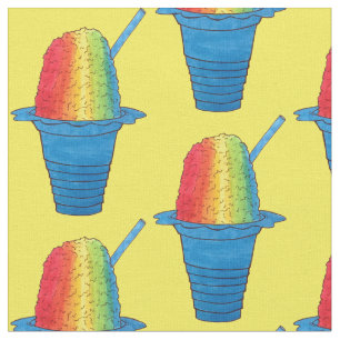 Hawaiian Rainbow Shave Ice Frozen Dessert Hawaii Stof