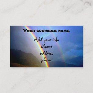 Hawaiian raindow Visitekaartje