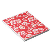 Hawaiian Red Flowers Notitieblok (Schuin)