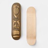 Hawaiian Rest Totem Statue Skateboard Deck (Voorkant)
