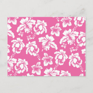 Hawaiian roze ventilator briefkaart