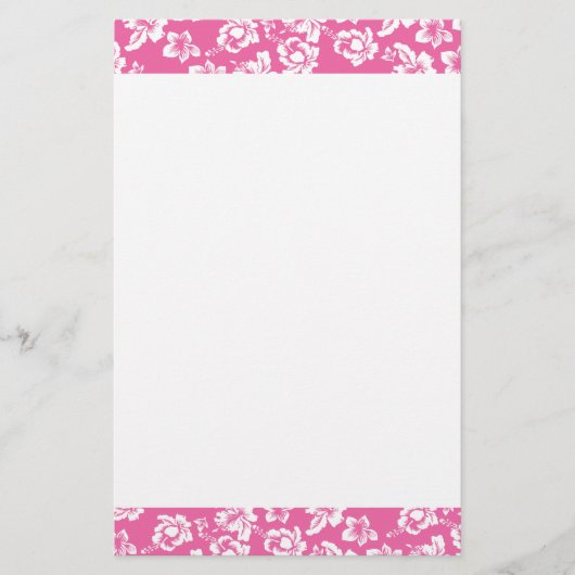 Hawaiian roze ventilator briefpapier (Voorkant)