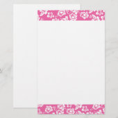 Hawaiian roze ventilator briefpapier (Voorkant / Achterkant)