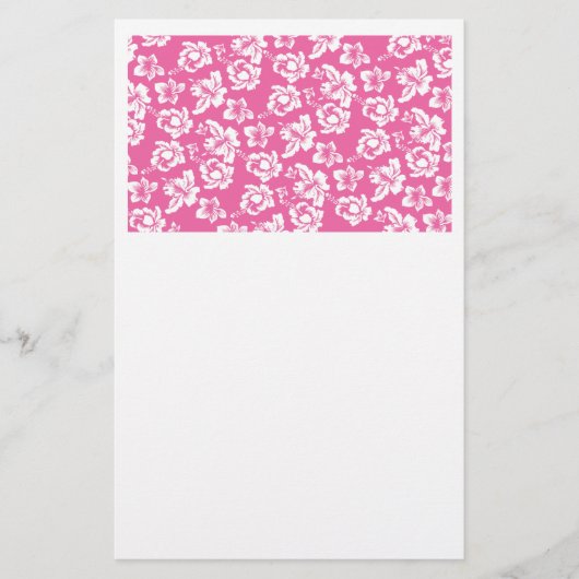 Hawaiian roze ventilator briefpapier (Voorkant)
