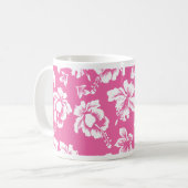 Hawaiian roze ventilator koffiemok (Voorkant links)