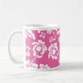 Hawaiian roze ventilator koffiemok (Links)