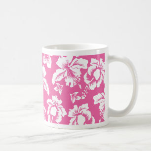 Hawaiian roze ventilator koffiemok