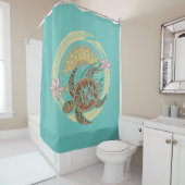 Hawaiian - Samoan - Polynesiaanse cirkelstam Douchegordijn (In situ)