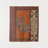 Hawaiian - Samoan - Polynesiaanse Hula Dancer Wandkleed (Voorkant)