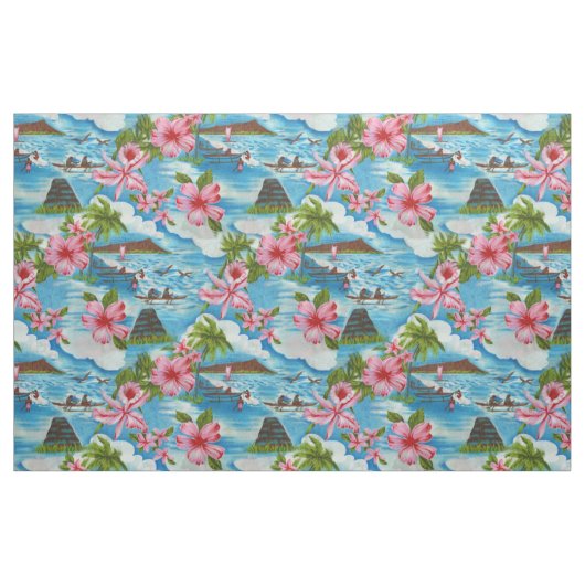 Hawaiian Scene Stof (Fat Quarter)