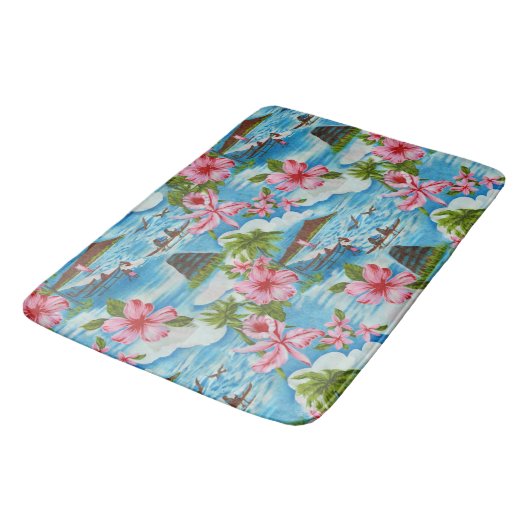 Hawaiian Scenes Badmat (Gekanteld)