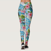 Hawaiian Scenes Leggings (Achterkant)