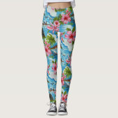Hawaiian Scenes Leggings (Voorkant)