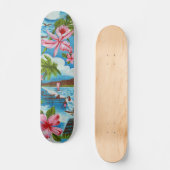 Hawaiian Scenes Persoonlijk Skateboard (Voorkant)