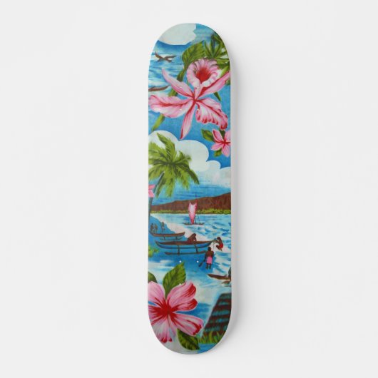 Hawaiian Scenes Persoonlijk Skateboard (Voorkant)