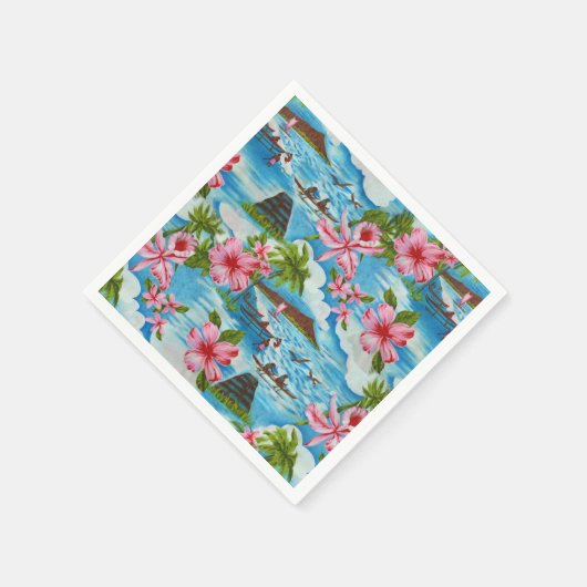 Hawaiian Scenes Servetten (Hoek)