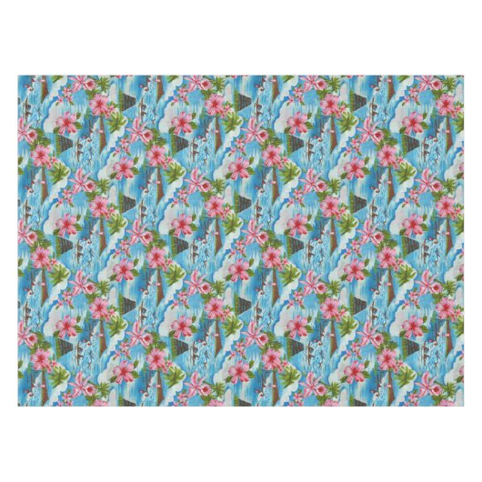 Hawaiian Scenes Tafelkleed (Voorkant (Horizontaal))