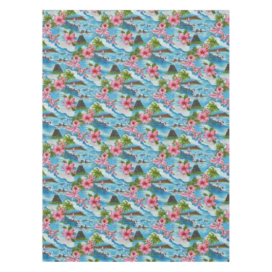 Hawaiian Scenes Tafelkleed (Voorkant)