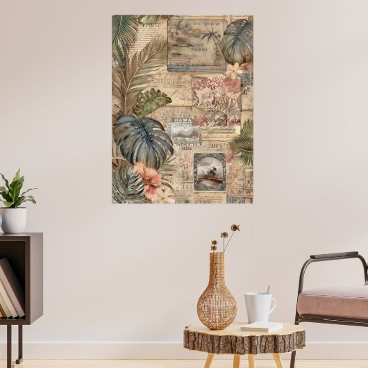  Hawaiian Scrapbook Pagina 11 Poster (Woonkamer 3)