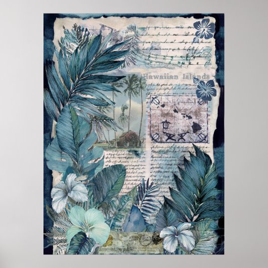  Hawaiian Scrapbook Pagina 12 Poster (Voorkant)