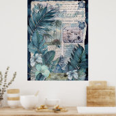 Hawaiian Scrapbook Pagina 12 Poster (Keuken)