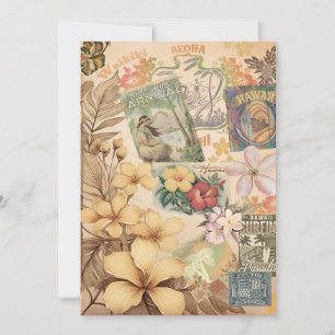 Hawaiian Scrapbook Pagina 1 Feestdagenkaart