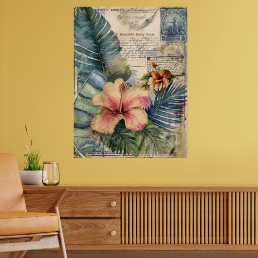  Hawaiian Scrapbook Pagina 6 Poster (Woonkamer 2)
