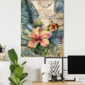  Hawaiian Scrapbook Pagina 6 Poster (Thuiskantoor)