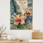  Hawaiian Scrapbook Pagina 6 Poster (Keuken)
