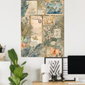  Hawaiian Scrapbook Pagina 7 Poster (Thuiskantoor)
