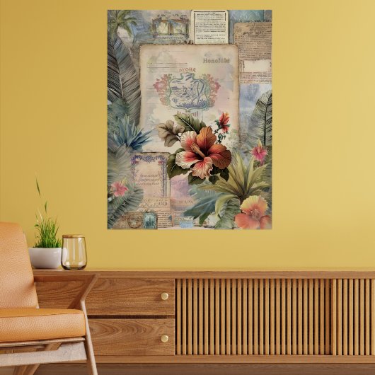  Hawaiian Scrapbook Pagina 9 Poster (Woonkamer 2)