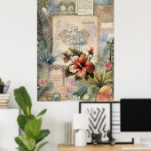  Hawaiian Scrapbook Pagina 9 Poster (Thuiskantoor)