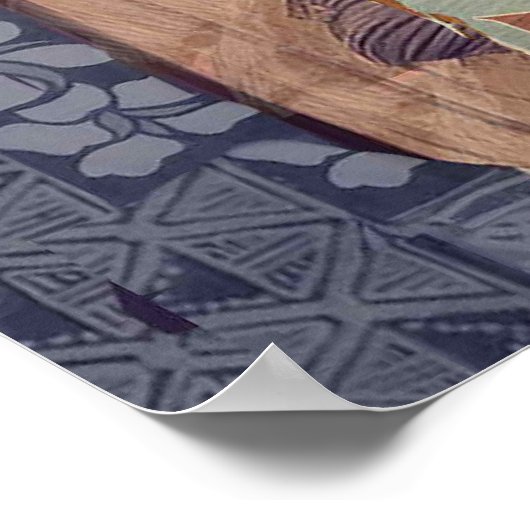 Hawaiian Scrapbook: Reizen Hawaii Poster (Hoek)