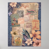  Hawaiian Scrapbook: Reizen Hawaii Poster (Voorkant)