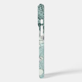 Hawaiian Seafoam Tapa en Plumeria telefoonhoesje Case-Mate iPhone Case (Achterkant / Links)