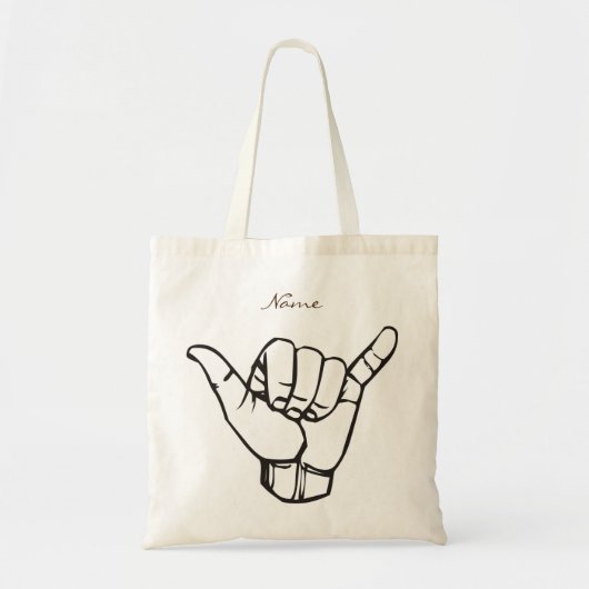 Hawaiian Shaka Brah Wave Thunder_Cov Tote Bag (Voorkant)