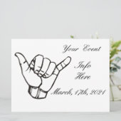 Hawaiian Shaka Brah Wave Thunder_Cove (Staand voorkant)