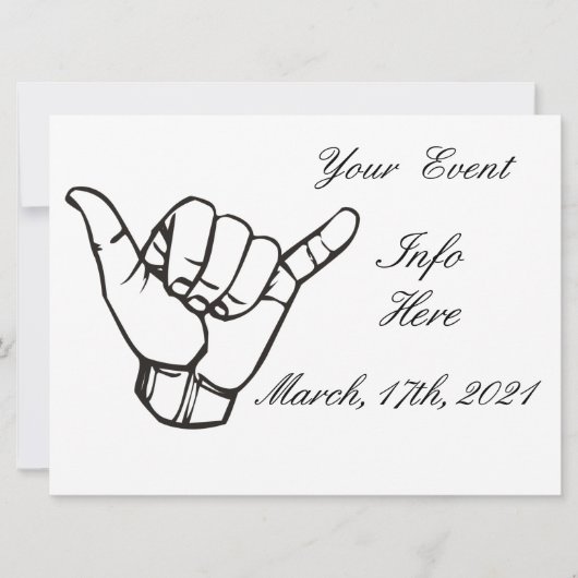 Hawaiian Shaka Brah Wave Thunder_Cove (Voorkant)