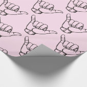 Hawaiian Shaka Brah Wave Thunder_Cove Cadeaupapier (Hoek)