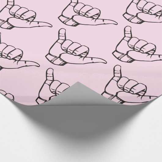 Hawaiian Shaka Brah Wave Thunder_Cove Cadeaupapier (Hoek)