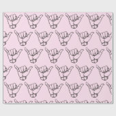 Hawaiian Shaka Brah Wave Thunder_Cove Cadeaupapier (Vlak)