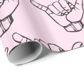 Hawaiian Shaka Brah Wave Thunder_Cove Cadeaupapier (Rol Hoek)