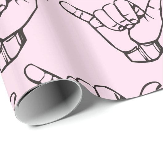 Hawaiian Shaka Brah Wave Thunder_Cove Cadeaupapier (Rol Hoek)