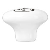 Hawaiian Shaka Brah Wave Thunder_Cove Keramische Knop (Zijkant)