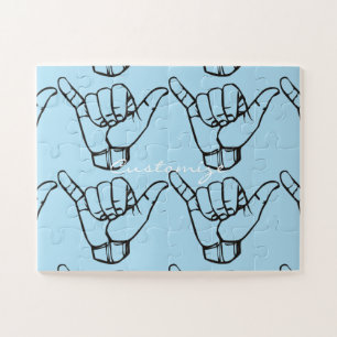 Hawaiian Shaka Brah Wave Thunder_Cove Legpuzzel