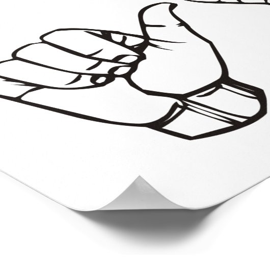 Hawaiian Shaka Brah Wave Thunder_Cove Poster (Hoek)