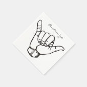 Hawaiian Shaka Brah Wave Thunder_Cove Servet (Hoek)