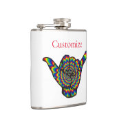 Hawaiian Shaka Psychedelic Thunder_Cove Heupfles (Rechts)